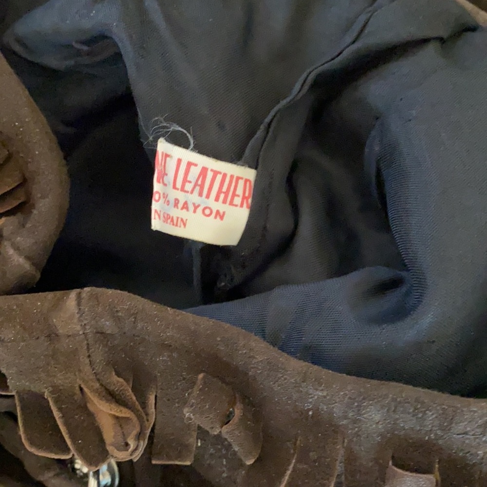 Dark Brown Patchwork Suede Hobo Bag - image 3